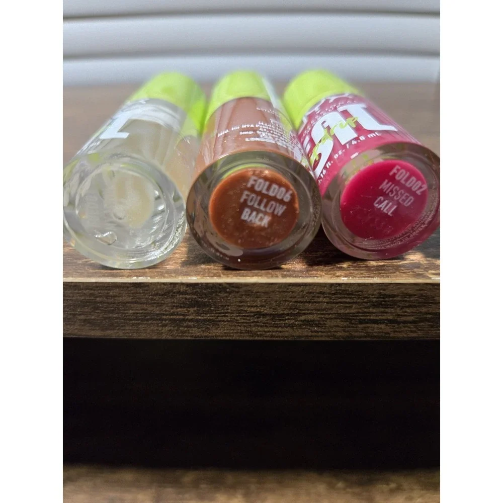 NYX Professional Makeup Fat Oil Lip Drip Gloss Trio 3 Shades 0.16fl oz Each